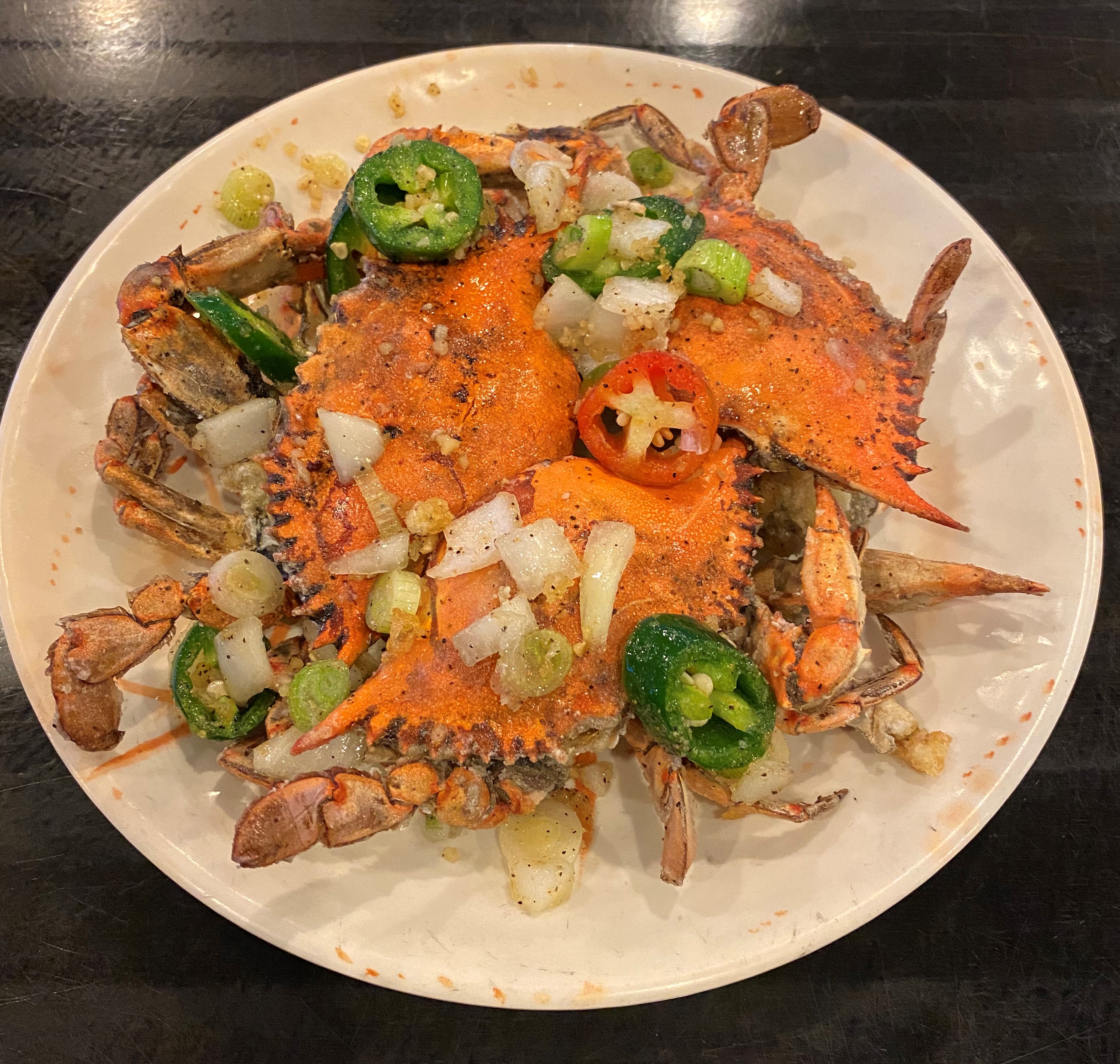 Order Salt & Pepper Blue Crab  food online from Yukai Japanese Buffet store, Virginia Beach on bringmethat.com