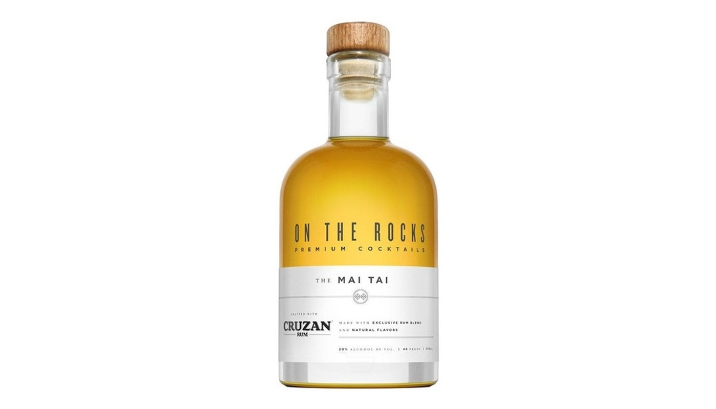 Order On the Rocks Cocktails Cruzan Mai Tai 375mL Bottle food online from Circus Liquor store, Los Angeles on bringmethat.com