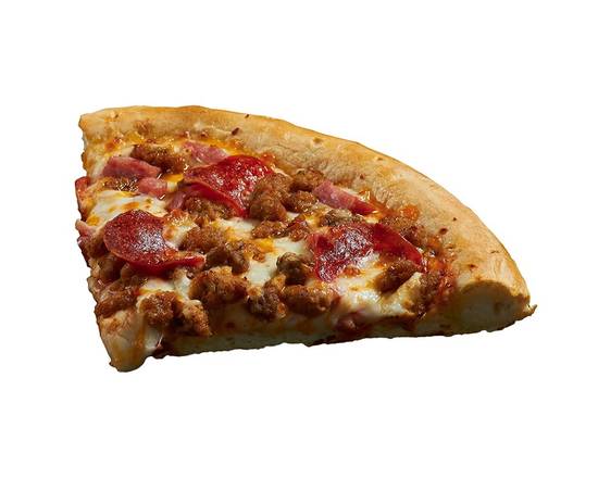 Order 5-Meat Pizza Slice food online from Chevron Extramile store, Granada Hills on bringmethat.com