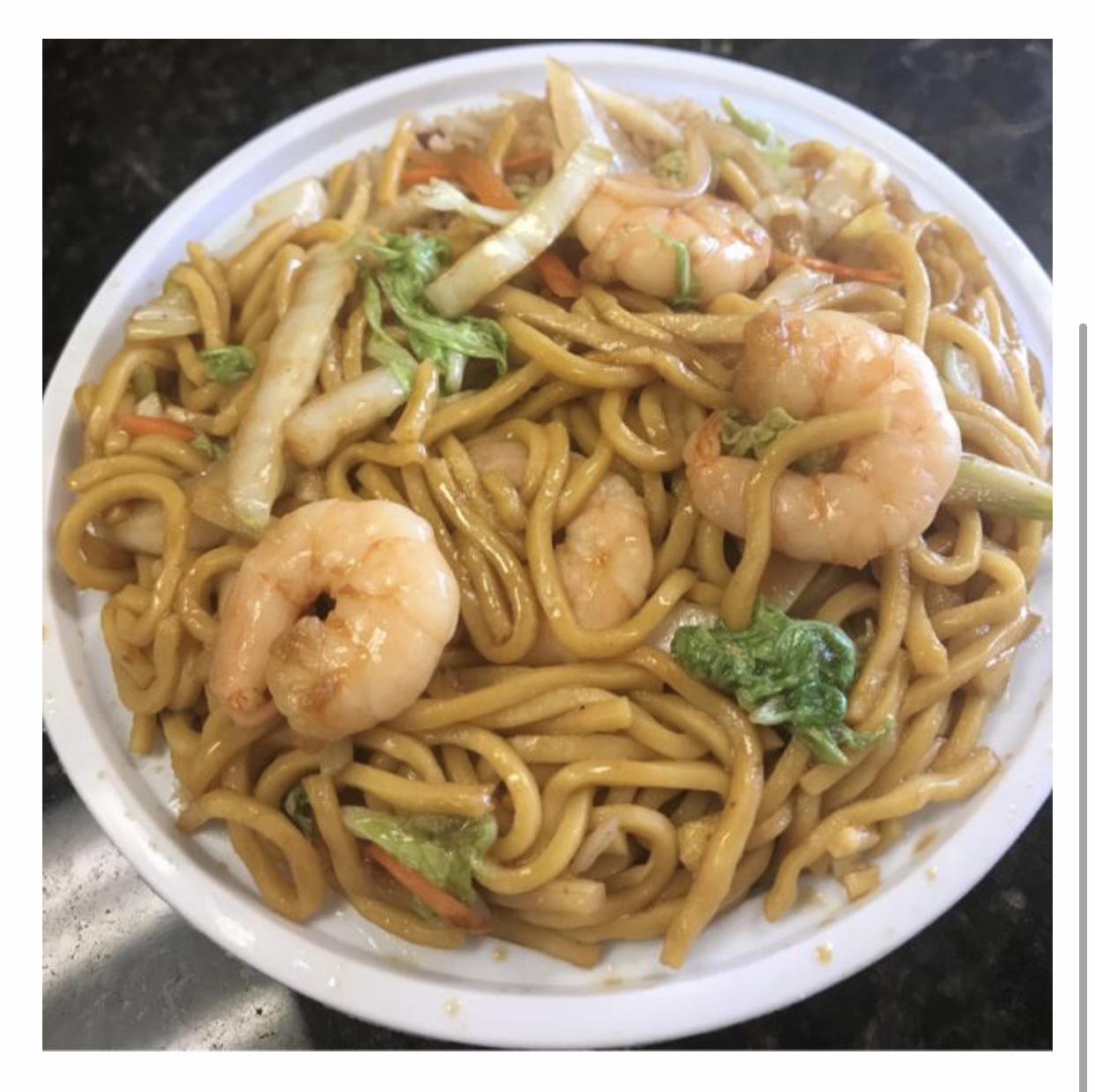 Order L2. Shrimp Lo Mein 虾捞面 food online from China Star store, Blue Bell on bringmethat.com