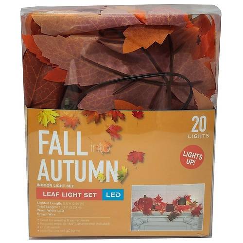 Order Walgreens FALL LEAVES LIGHT DECOR SET - 1.0 ea food online from Walgreens store, Inver Grove Heights on bringmethat.com