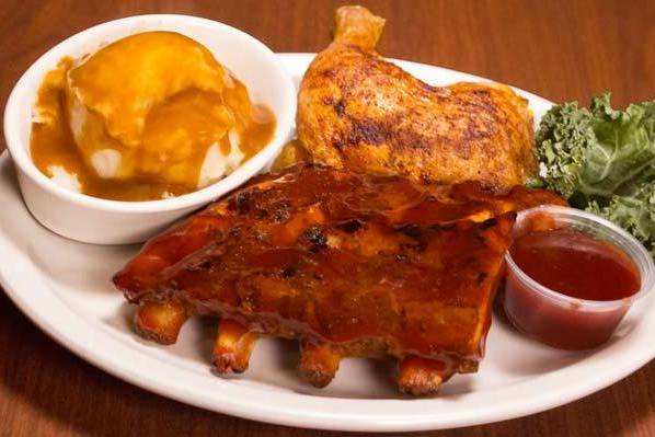Order BBQ Ribs & Roasted Chicken food online from Texas Corral Portage store, Portage on bringmethat.com