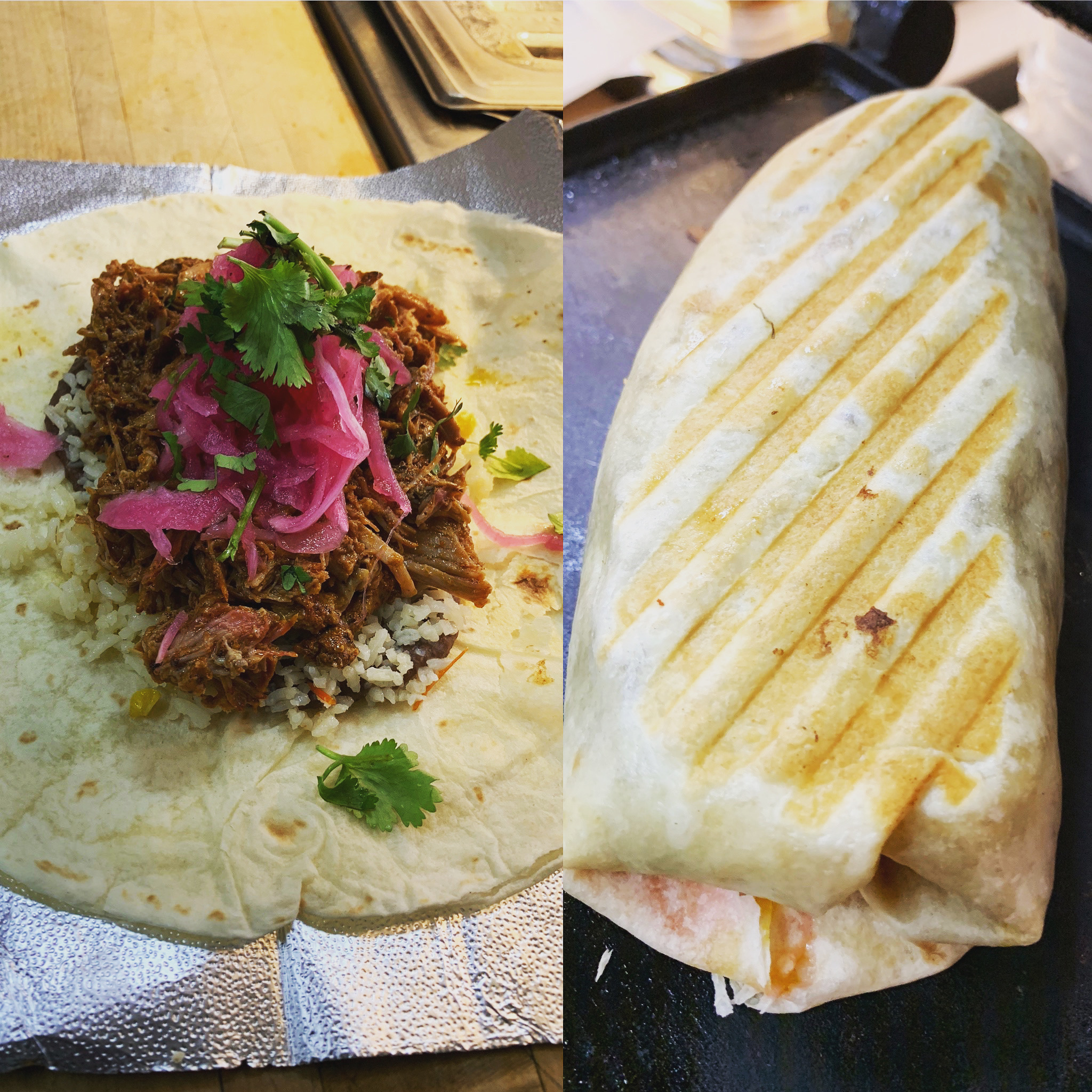 Order Burrito Combo - Cochinita Pibil food online from La Flor De Yucatan store, Los Angeles on bringmethat.com
