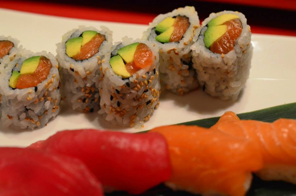 Order Red and White Sushi Combo food online from Seiko Japanese Restaurant store, Philadelphia on bringmethat.com