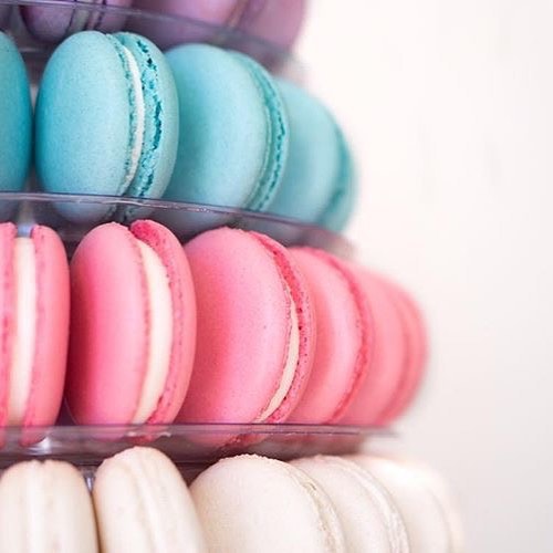 Order Small Macaron Tower food online from Joy Macarons store, Fort Worth on bringmethat.com