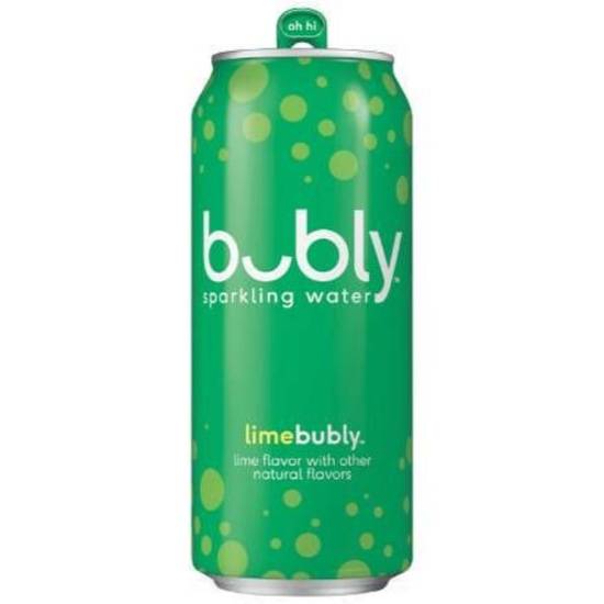Order Bubly Lime (16 oz) food online from Adirondack Creamery store, Baltimore on bringmethat.com