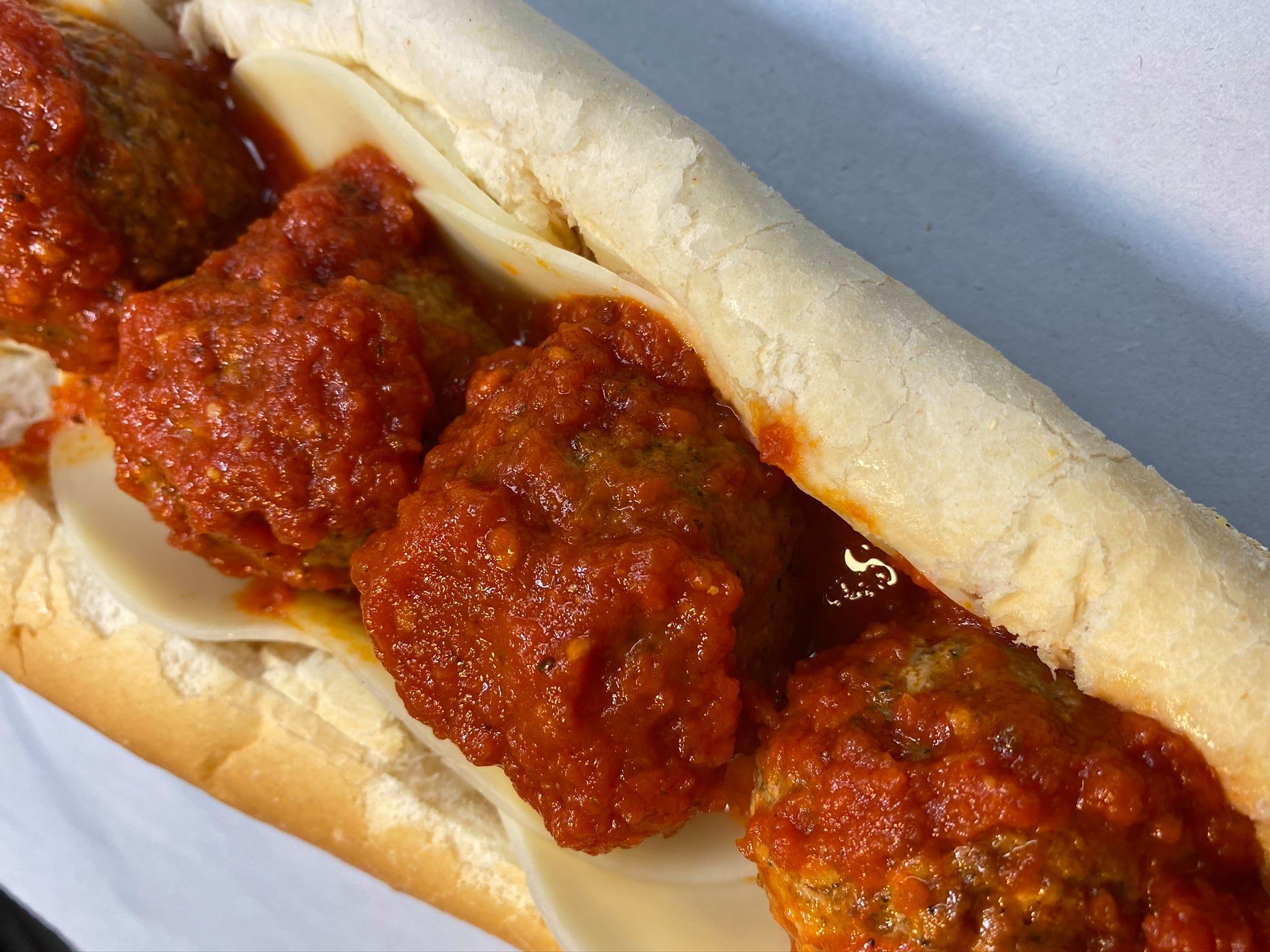 Order Meatball Parmesan sandwich food online from Don Deli And Catering store, Boothwyn on bringmethat.com