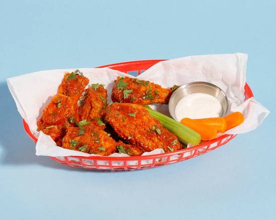 Order Fried Sriracha Chicken Wings food online from Fry Me A River store, Baton Rouge on bringmethat.com