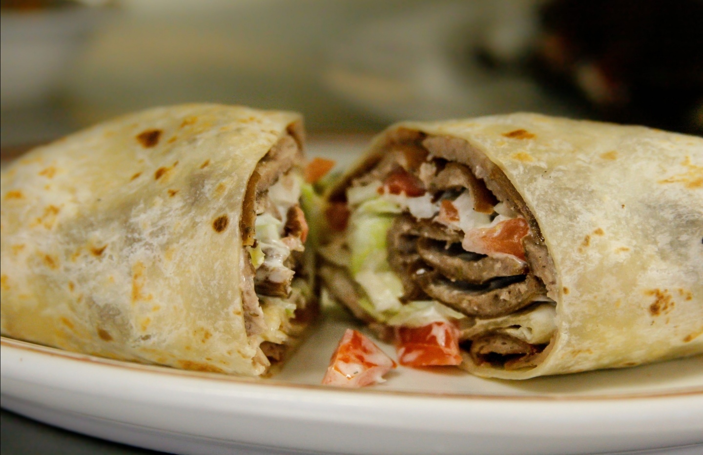 Order Gyro Wrap Deluxe food online from Diamonds Family Restaurant store, Decatur on bringmethat.com