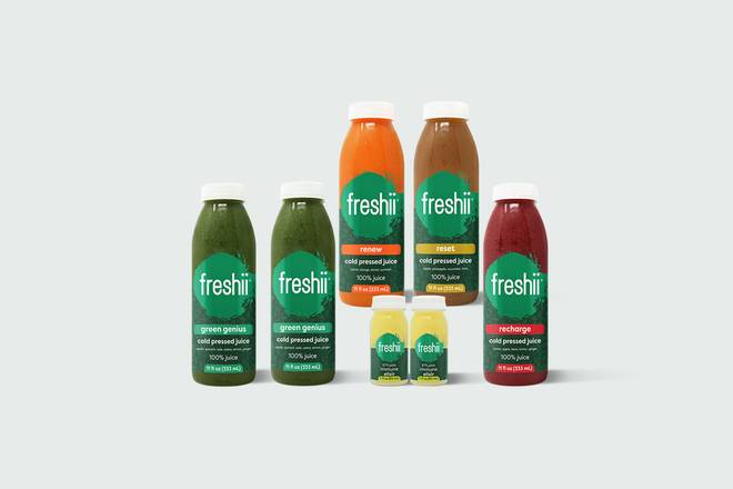 Order 5 Day Juice Cleanse food online from Freshii store, Miwaukee on bringmethat.com
