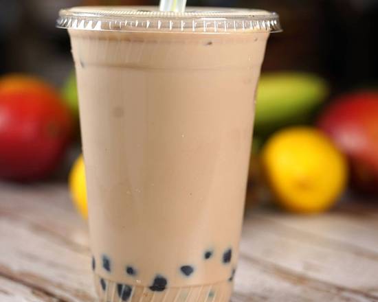 Order Iced Lavender Milk Tea food online from Osaka sushi express & fresh fruit smoothies store, Chicago on bringmethat.com