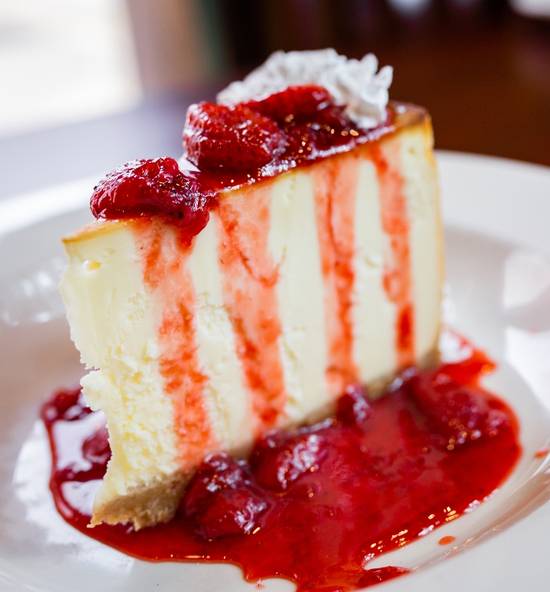 Order Strawberry Cheesecake food online from Johnny Carino store, El Paso on bringmethat.com