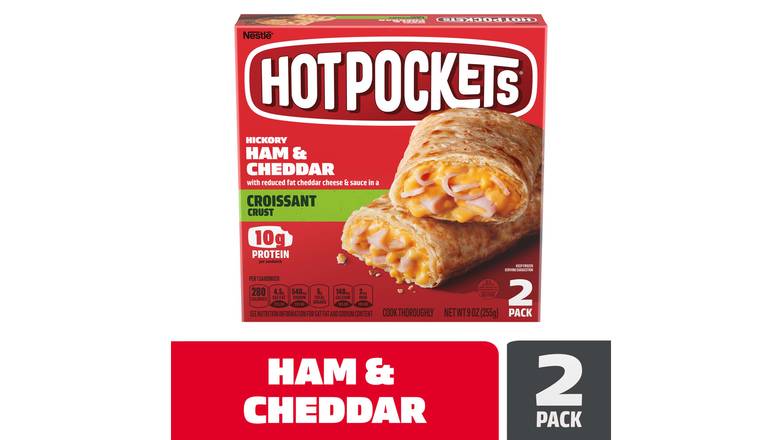 Order Hot Pockets Hickory Ham & Cheddar Croissant Crust food online from Aldan Sunoco store, Aldan on bringmethat.com