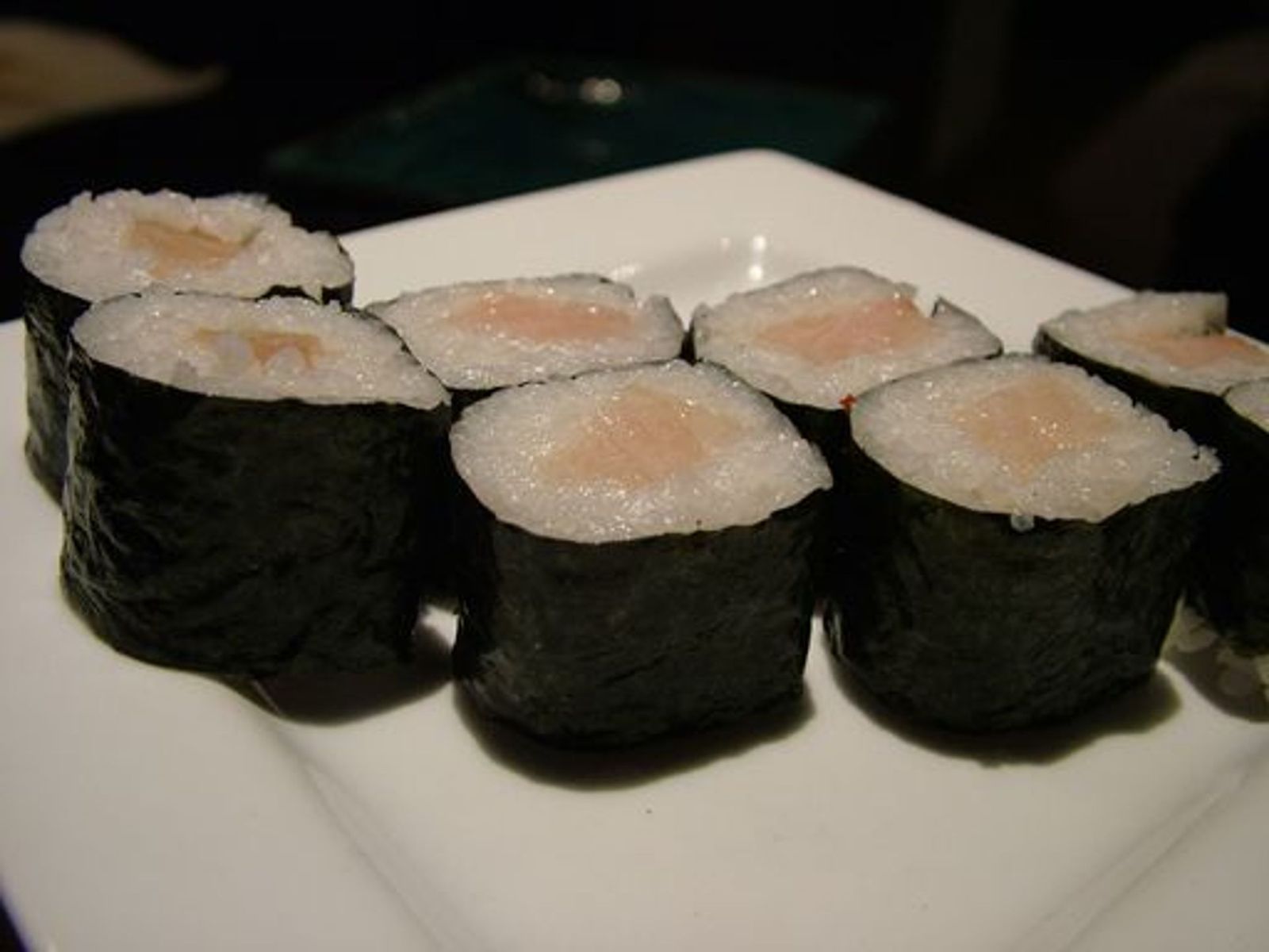Order Yellowtail Roll (8pc) food online from Tiger Asian Bowl store, Allen on bringmethat.com