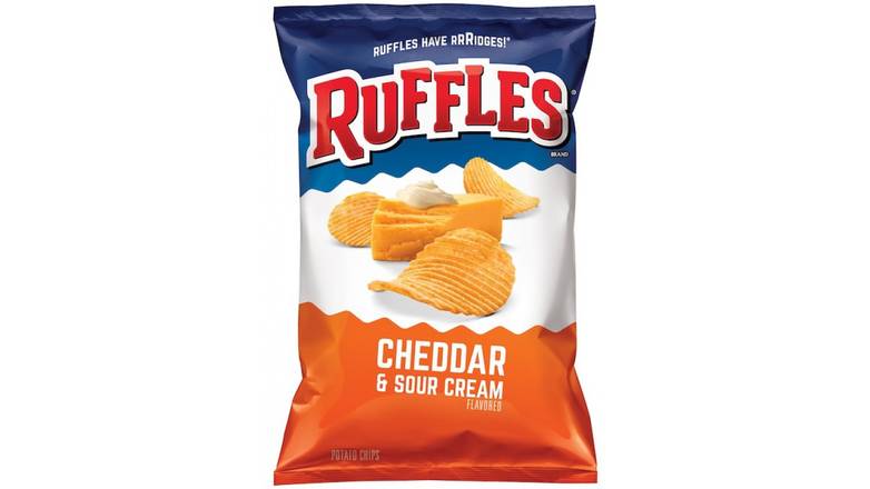 Order Ruffles Cheddar & Sour Cream food online from Trumbull Mobil store, Trumbull on bringmethat.com