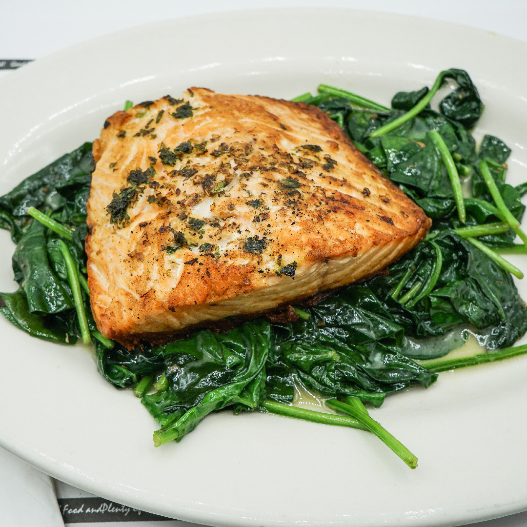 Order Pan Seared Salmon food online from Coach House Diner Restaurant store, North Bergen on bringmethat.com