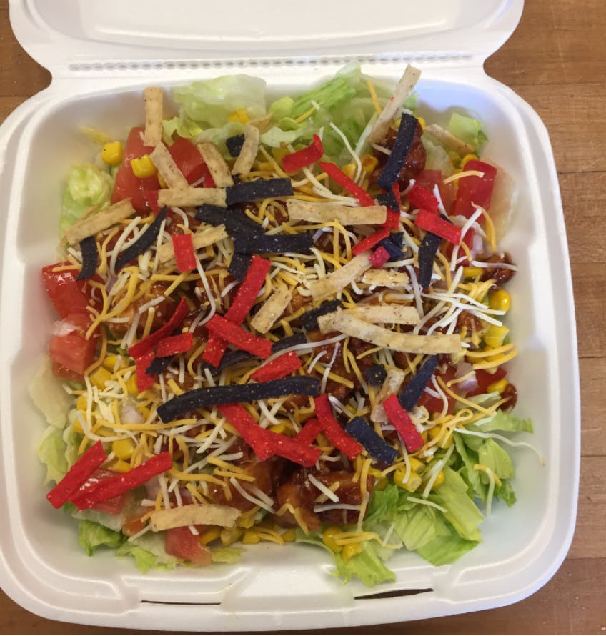Order Taco Salad - Small food online from Big D Pizza store, Clyde on bringmethat.com