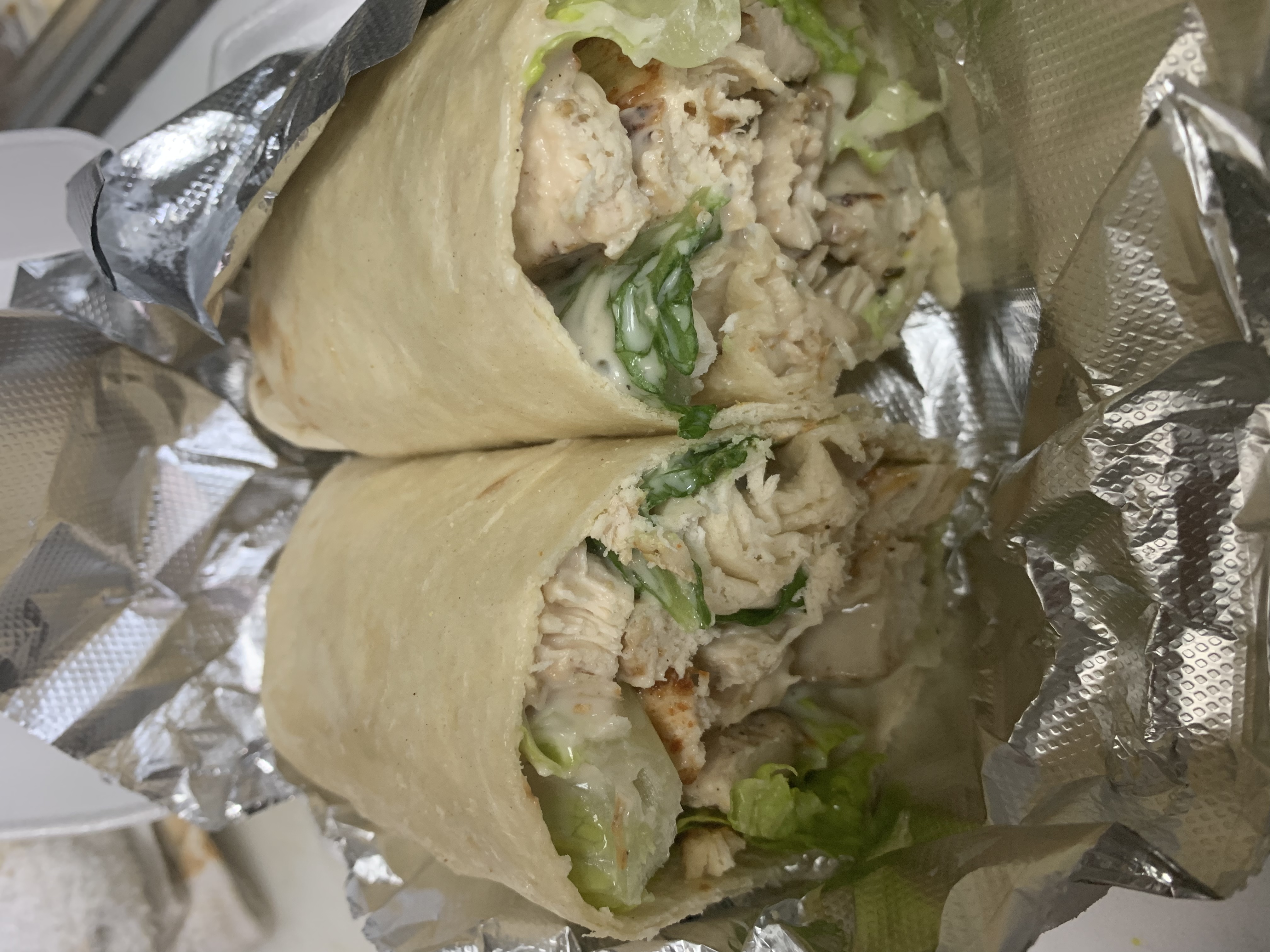 Order Chicken Caesar Wrap food online from Township Line Pizza store, Drexel Hill on bringmethat.com