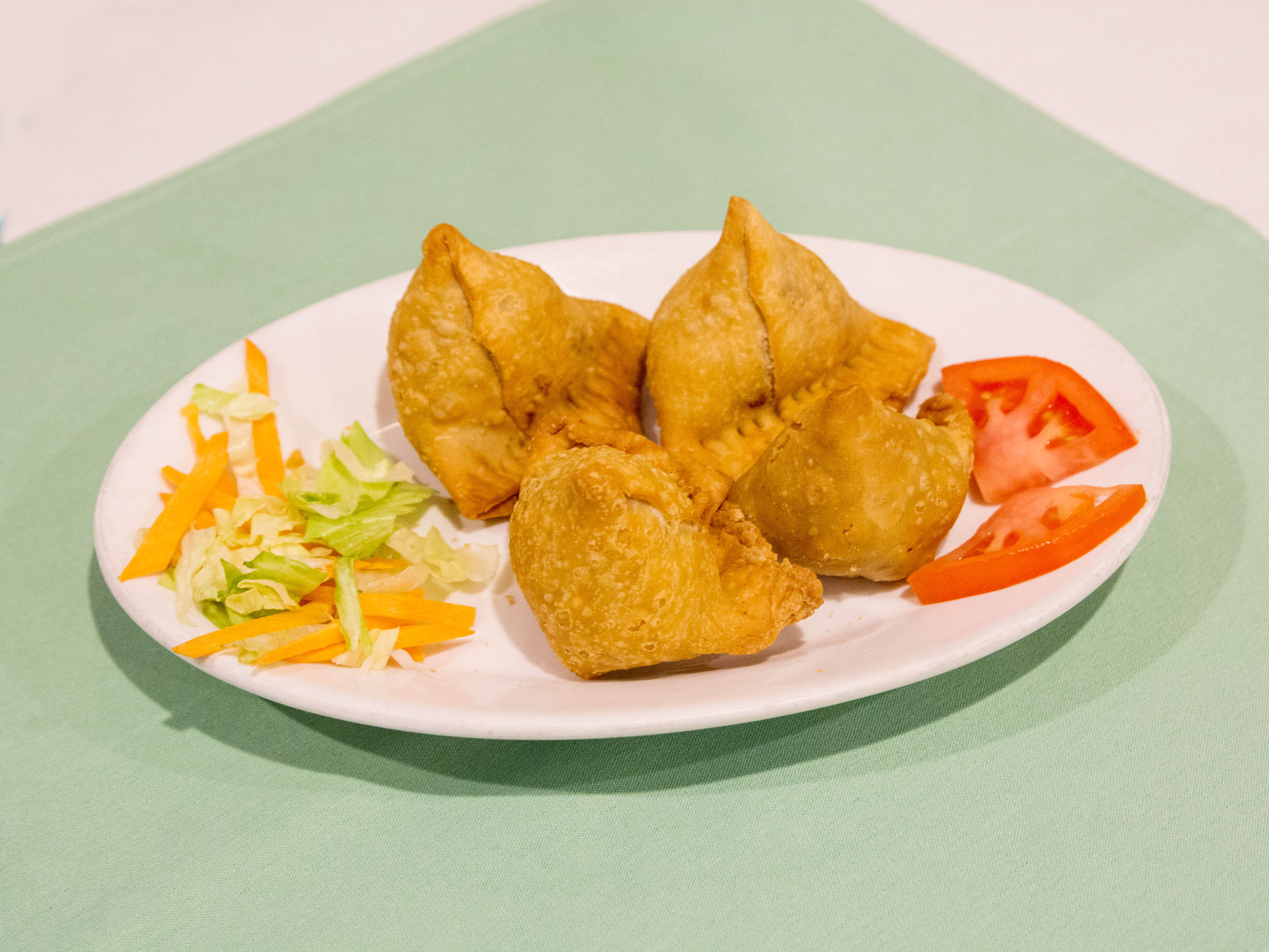 Order 2 Piece Vegetable Samosa food online from India Grill store, Wilmington on bringmethat.com