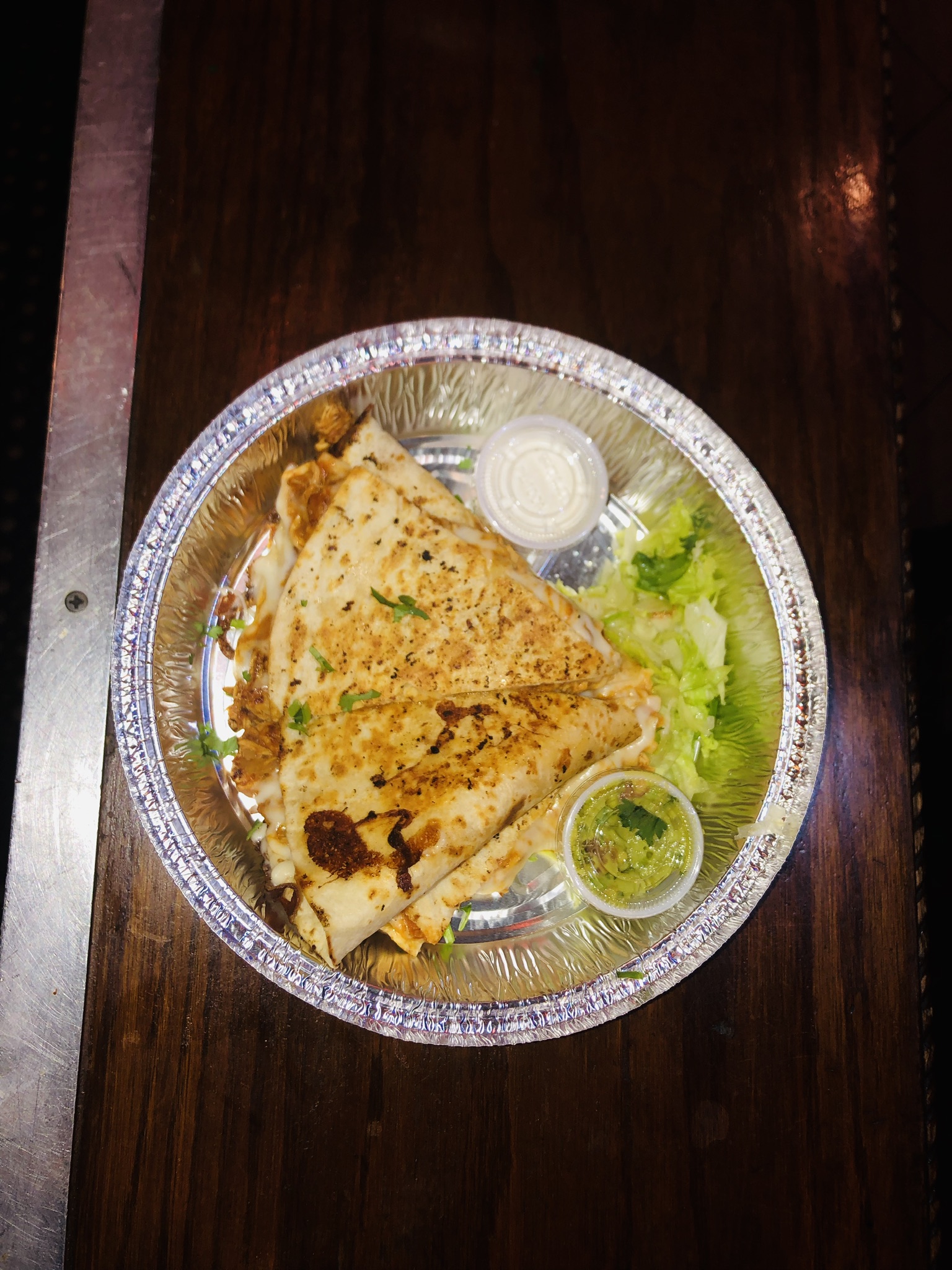 Order Bistec Quesadilla food online from Las Sirenas Restaurant store, Bronx on bringmethat.com