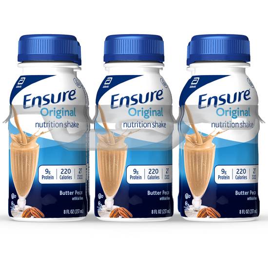 Order Ensure Original Ready-to-Drink Nutrition Shake Butter Pecan (8 oz x 6 ct) food online from Rite Aid store, Mckinleyville on bringmethat.com