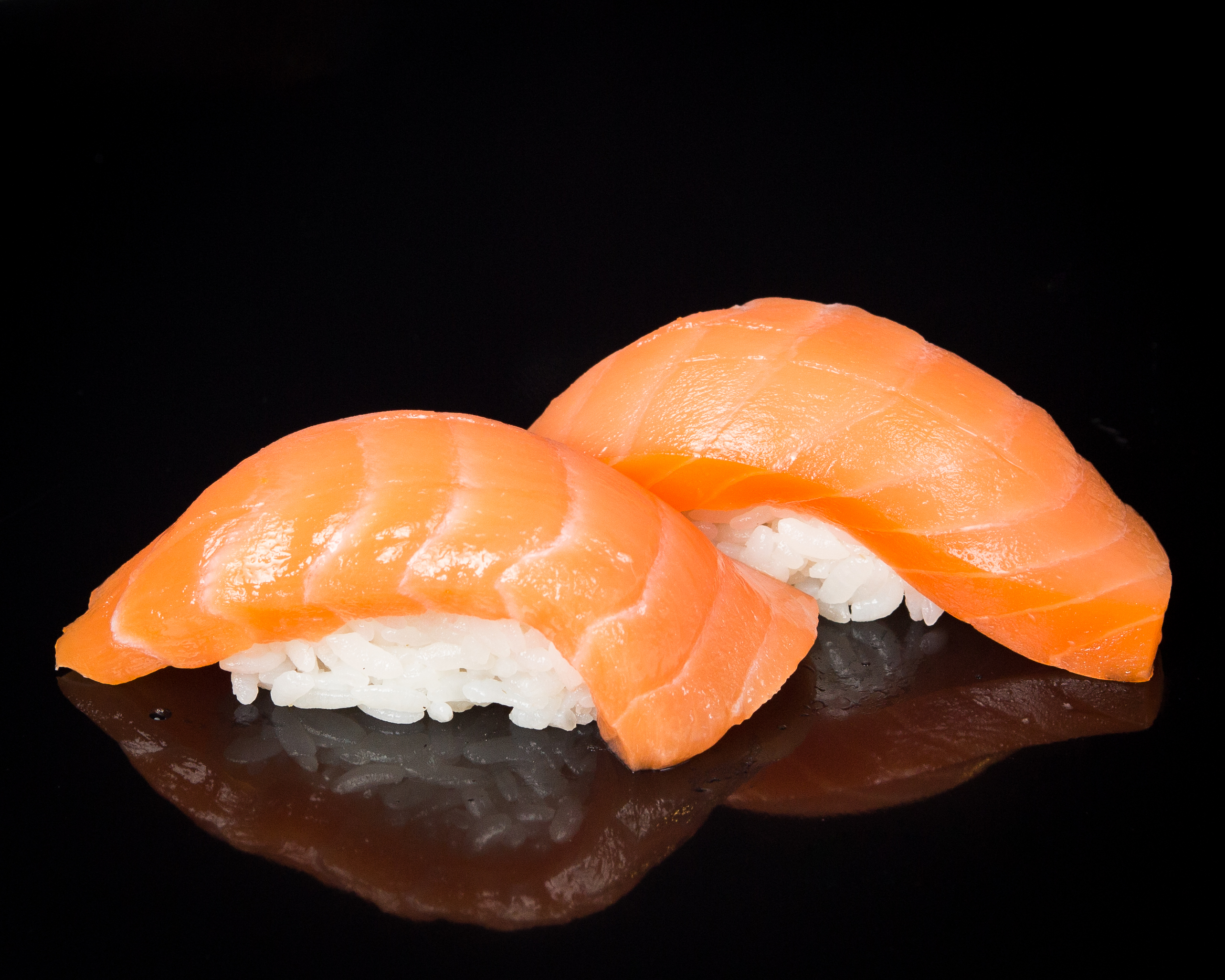 Order 2 Pieces Smoke Salmon food online from Sushi Sakura Express store, Houston on bringmethat.com