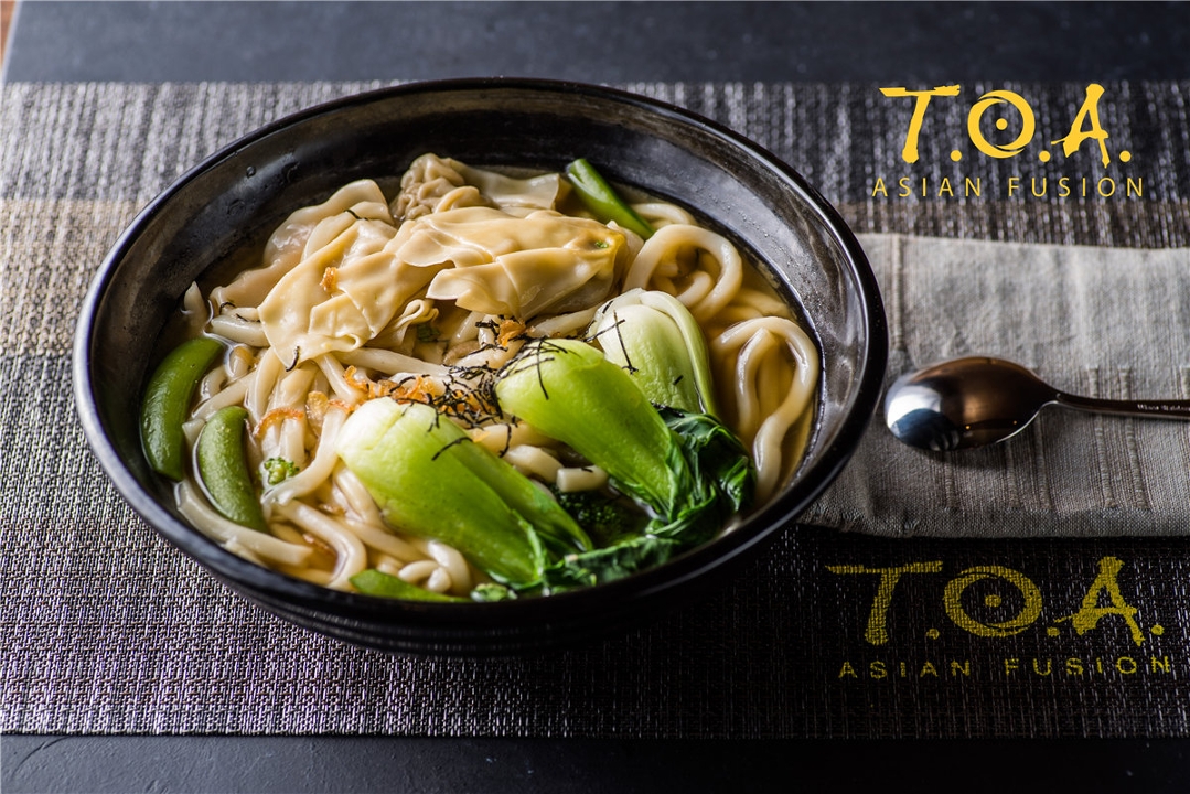 Order Mini Wonton Noodle Soup food online from Toa Asian Fusion store, Farmingdale on bringmethat.com