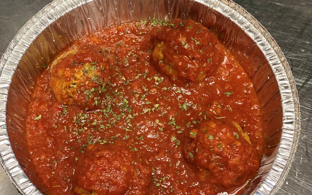 Order Side of Meatballs - 4 Pieces food online from Three Brothers Italian Restaurant store, Bowie on bringmethat.com
