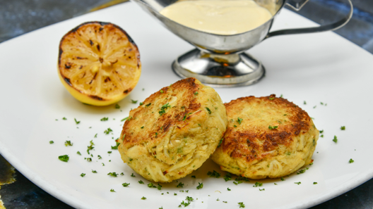 Order Jumbo Lump Crab Cakes food online from Morton The Steakhouse store, Palm Desert on bringmethat.com