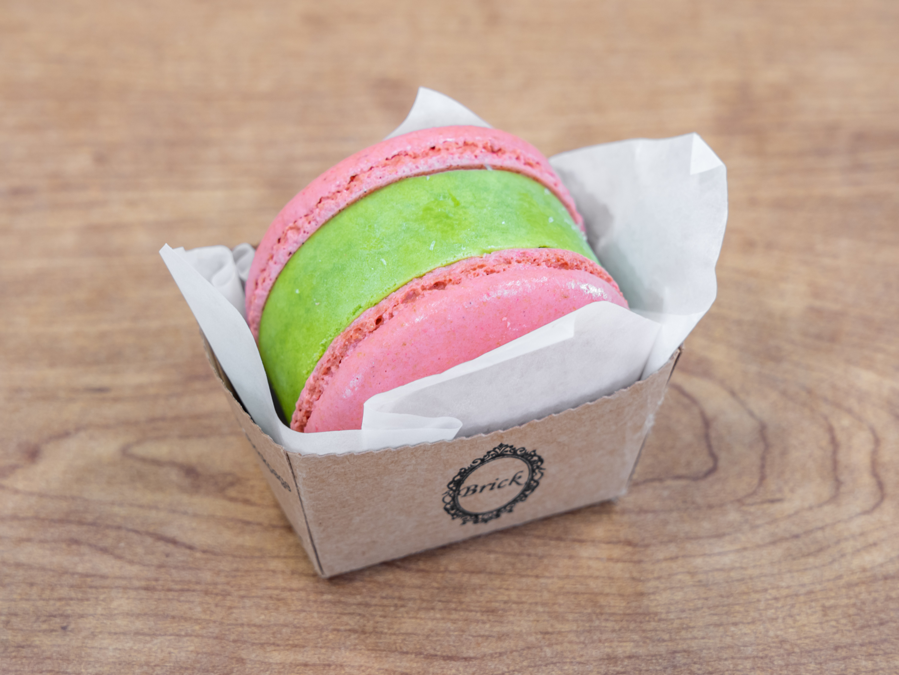 Order Macaron Ice Cream(Green Tea) food online from The Poke Place store, Rancho Cucamonga on bringmethat.com
