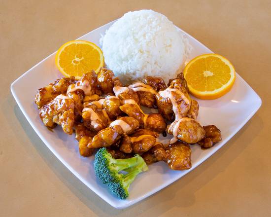 Order Orange Chicken food online from V-Nam Pho store, Surprise on bringmethat.com
