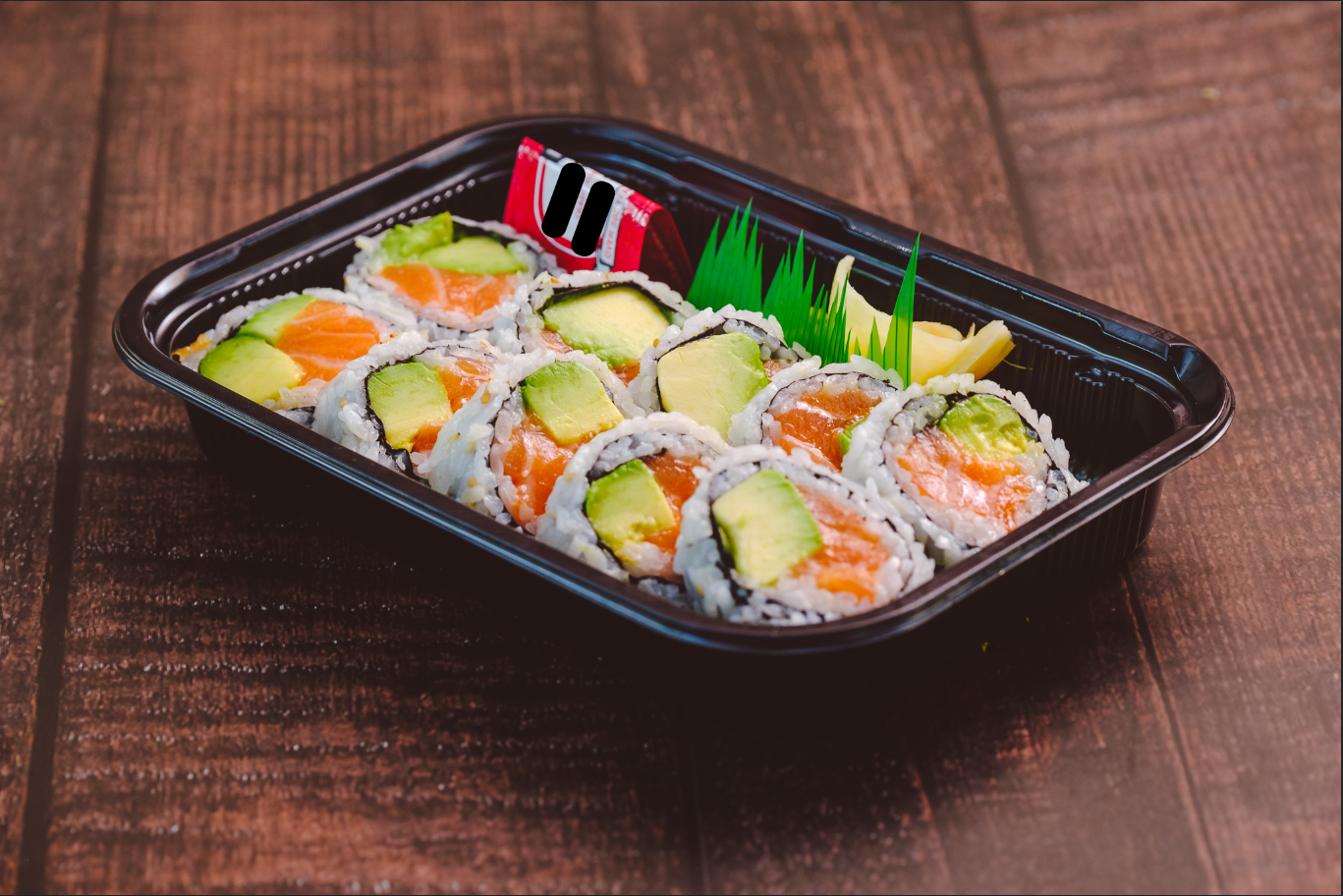 Order 5. Salmon Avocado Roll food online from Wasabi Sushi store, Blue Bell on bringmethat.com