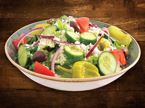 Order Greek Salad food online from Kabob Lounge store, Carmel Valley on bringmethat.com