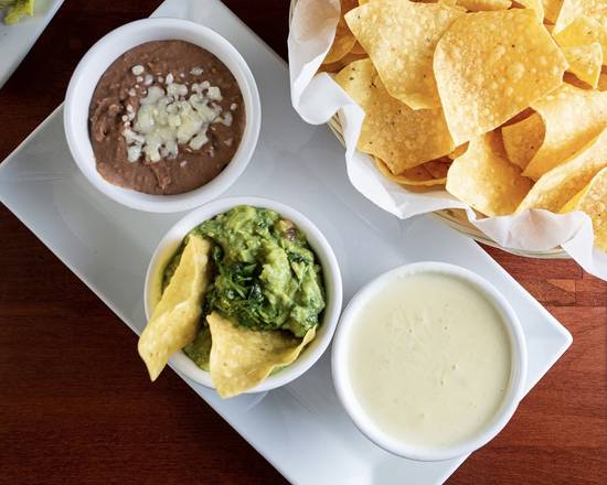 Order Dip Trio food online from Mr. Tequila Bar And Grill store, New Orleans on bringmethat.com