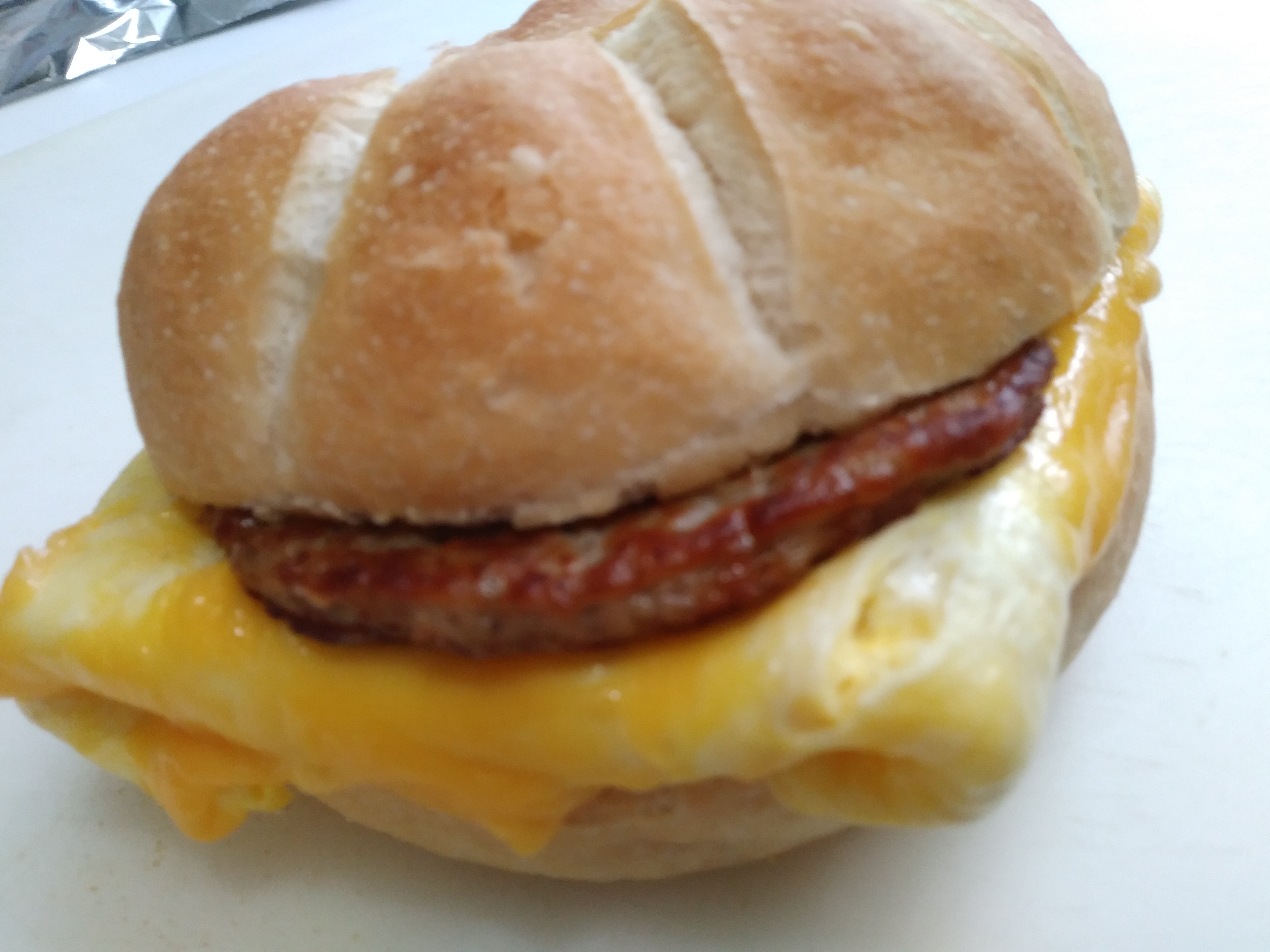 Order Sausage, Egg and Cheese Sandwich food online from Traditional Italian Deli store, Glen Ridge on bringmethat.com