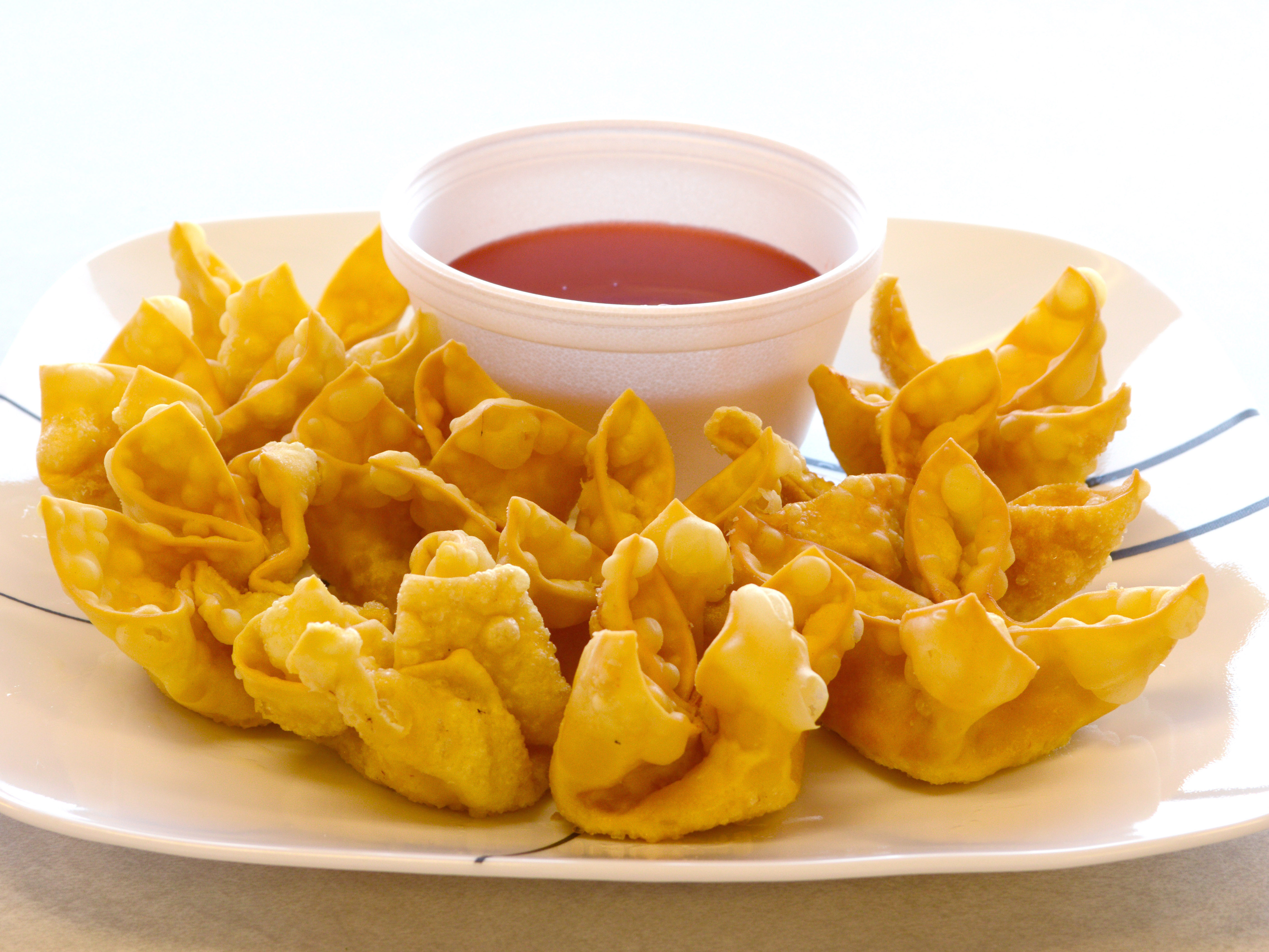 Order 6. Crab Meat Cheese Wonton food online from Best wok store, Nashville on bringmethat.com