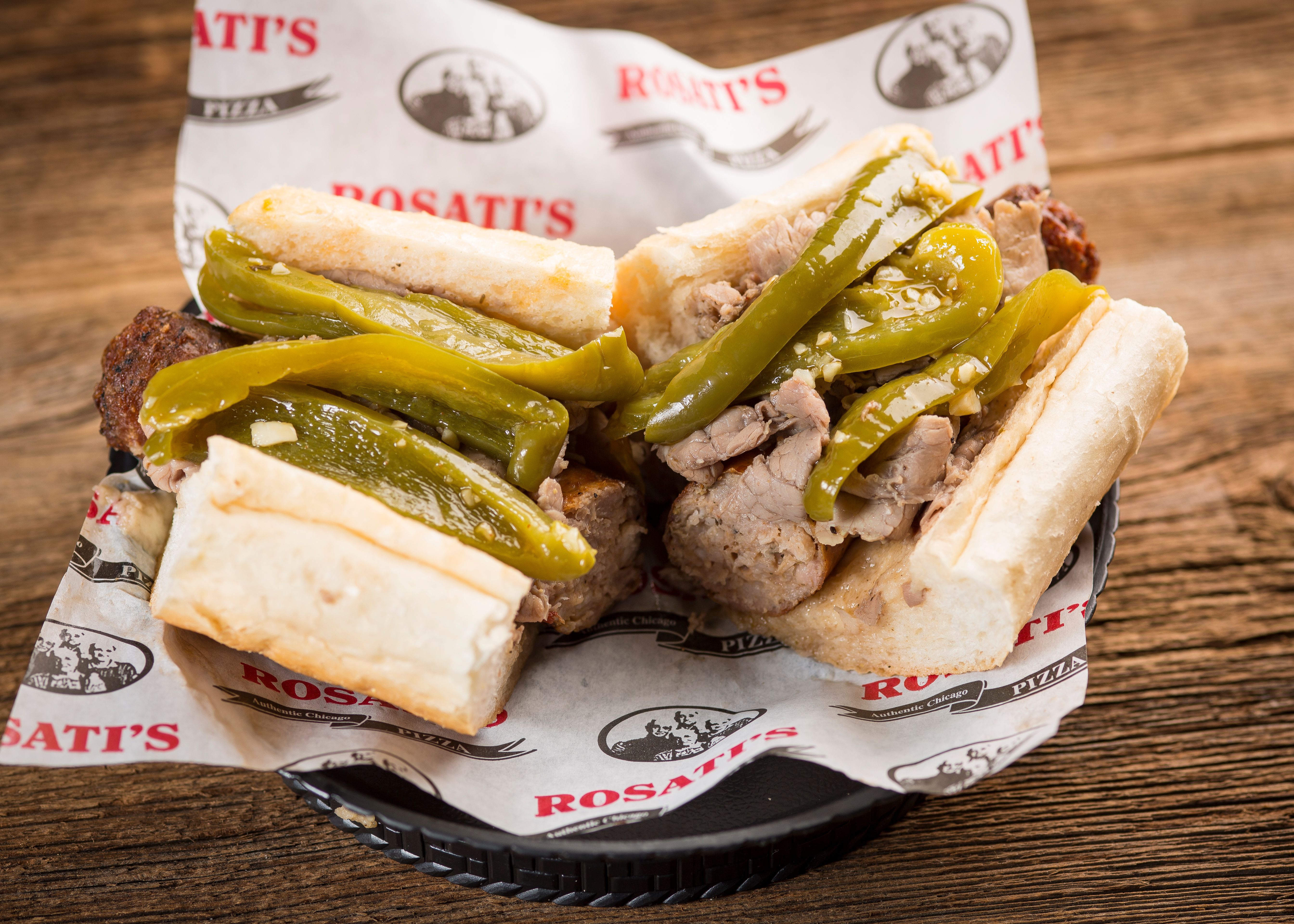 Order Combo Sandwich food online from Rosati's Pizza store, Des Plaines on bringmethat.com