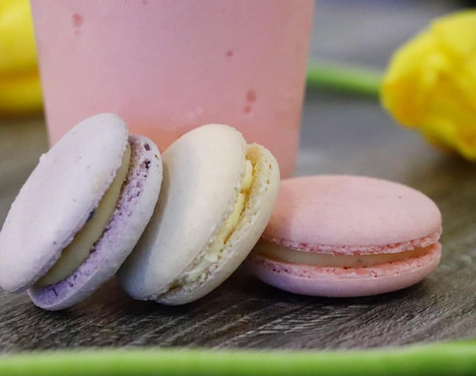 Order Lemon French Macarons food online from West Straw Boba Tea store, Lubbock on bringmethat.com