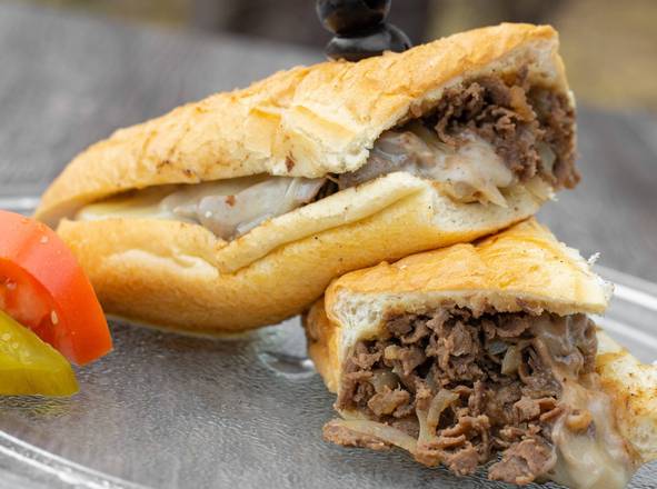 Order Philly Cheesesteak Sandwich food online from Golden Meals store, San Antonio on bringmethat.com