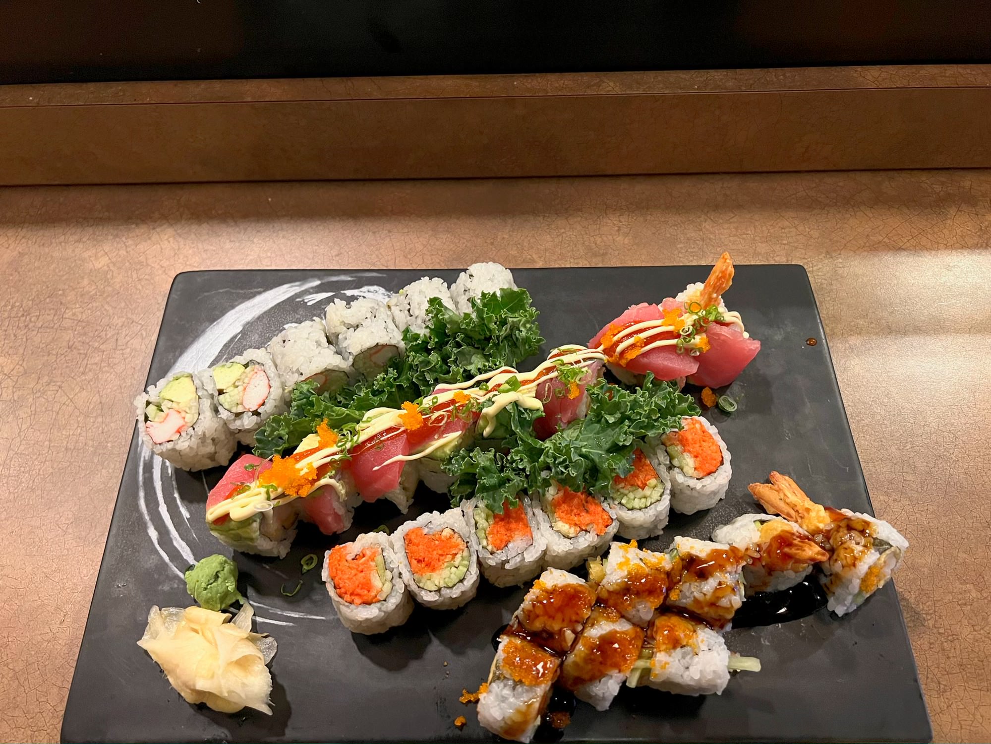 Order Bluefin's Boat Combo food online from Bluefin Steak House & Sushi store, Howell on bringmethat.com