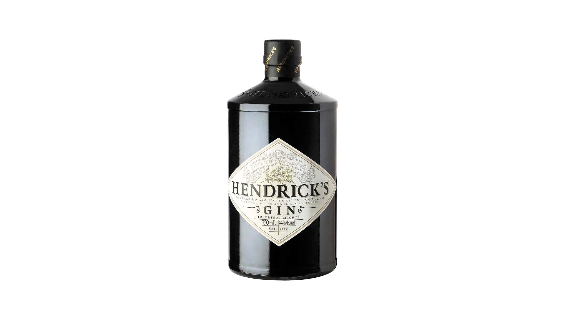Order Hendrick’s Gin 750ml  44% abv food online from Pink Dot store, Santa Barbara on bringmethat.com