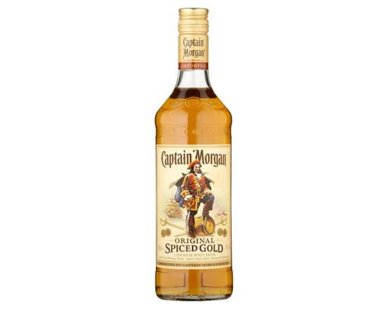 Order Captain Morgan Spiced Gold,750mL rum (35.0%ABV) food online from Pit Stop Liquor Mart store, El Monte on bringmethat.com