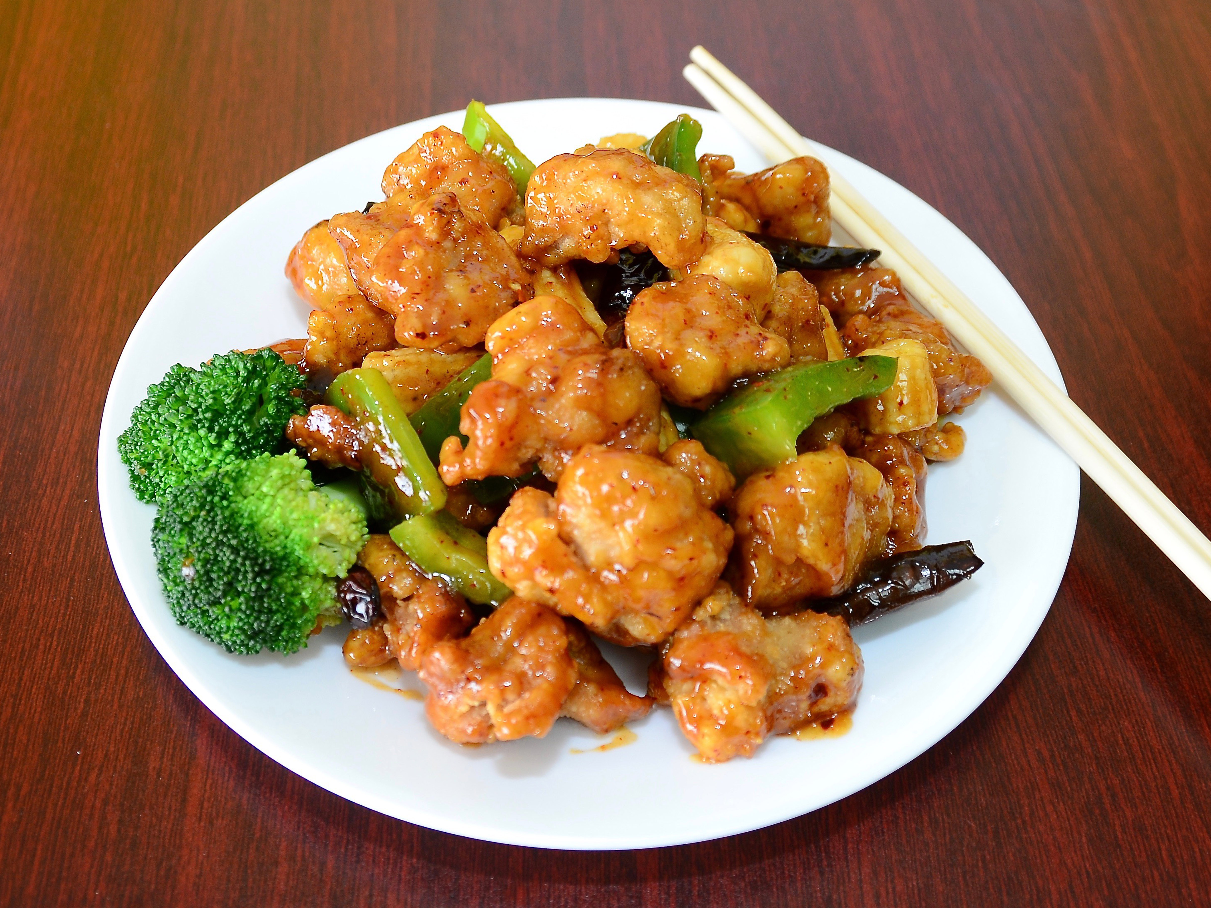 Order General Tso's Chicken food online from Hong KONG Express store, Chicago on bringmethat.com
