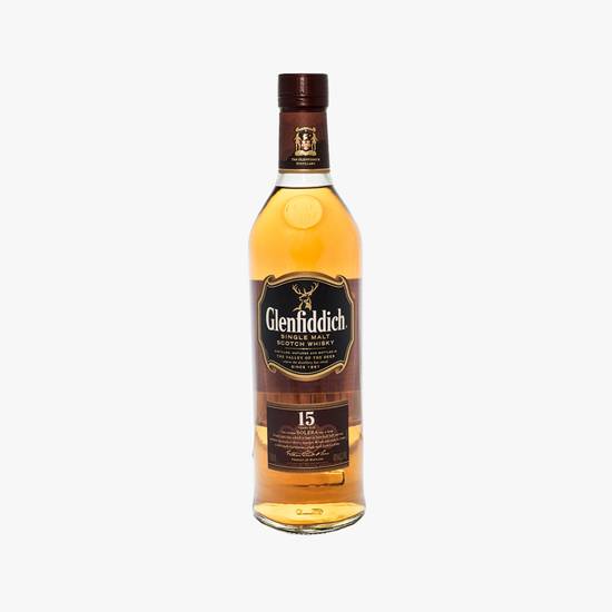 Order Glenfiddich 15 Years Old 750ml  food online from Goodie Liquor And Wine store, Santa Monica on bringmethat.com