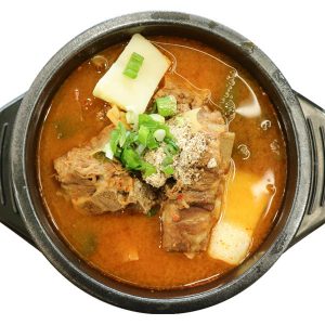 Order Spicy Pork Back-bone Soup food online from Galleria Mart Texan Soft Tofu store, Carrollton on bringmethat.com