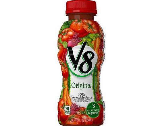 Order V8 100% Veggi Juice food online from BAGELS YOUR WAY store, Medford on bringmethat.com