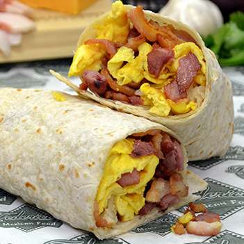 Order Bacon Burrito food online from Federico Mexican Food store, Phoenix on bringmethat.com