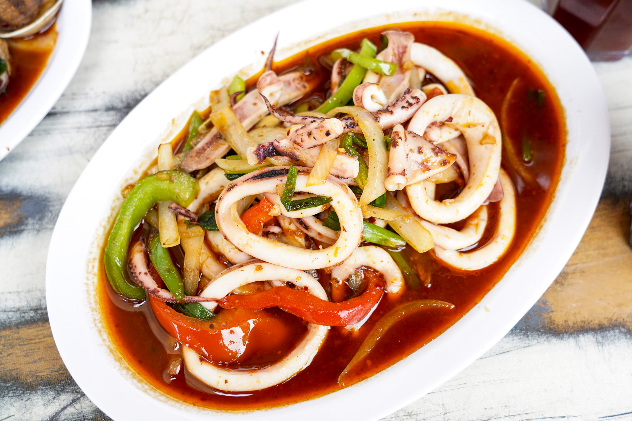 Order Jumbo squid with sweet chili  food online from Thai Avenue store, Garden Grove on bringmethat.com