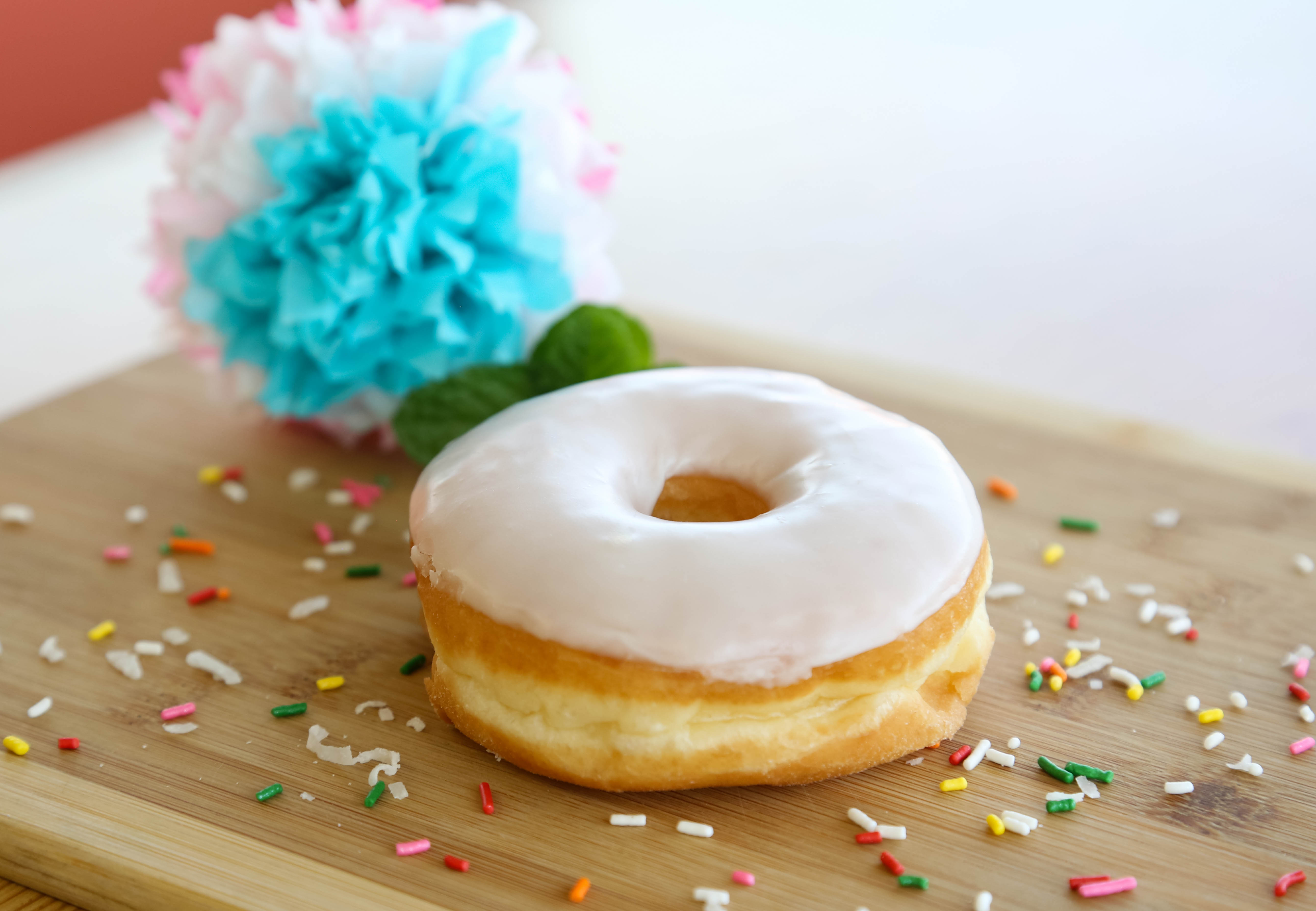 Order Vanilla Frosted Raised food online from Hihi Donuts store, Phoenix on bringmethat.com