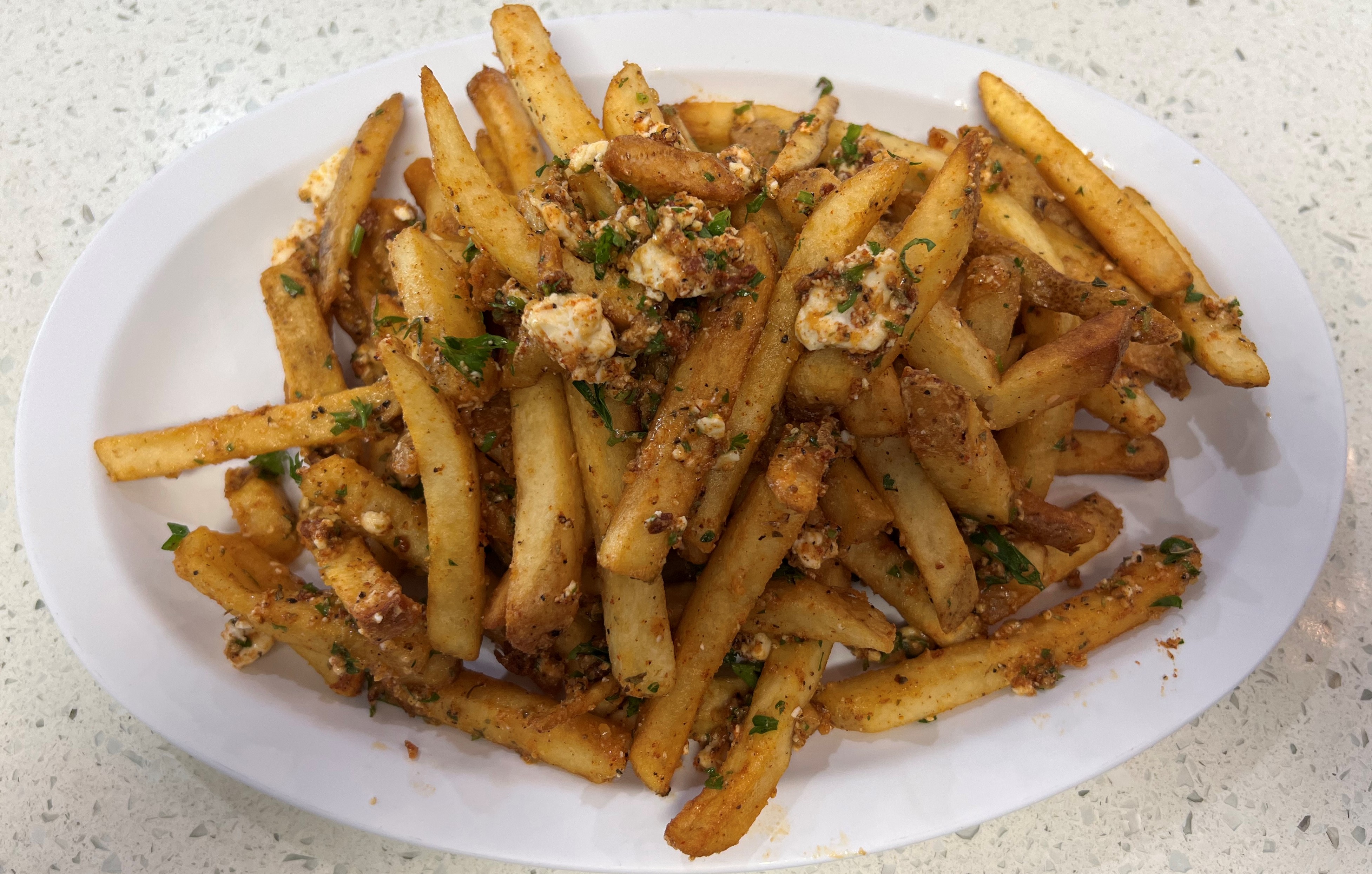 Order Greek Fries food online from Mikonos Grill store, Milpitas on bringmethat.com